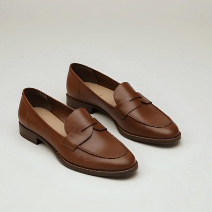 Gentle Ride Brown Leather Loafers